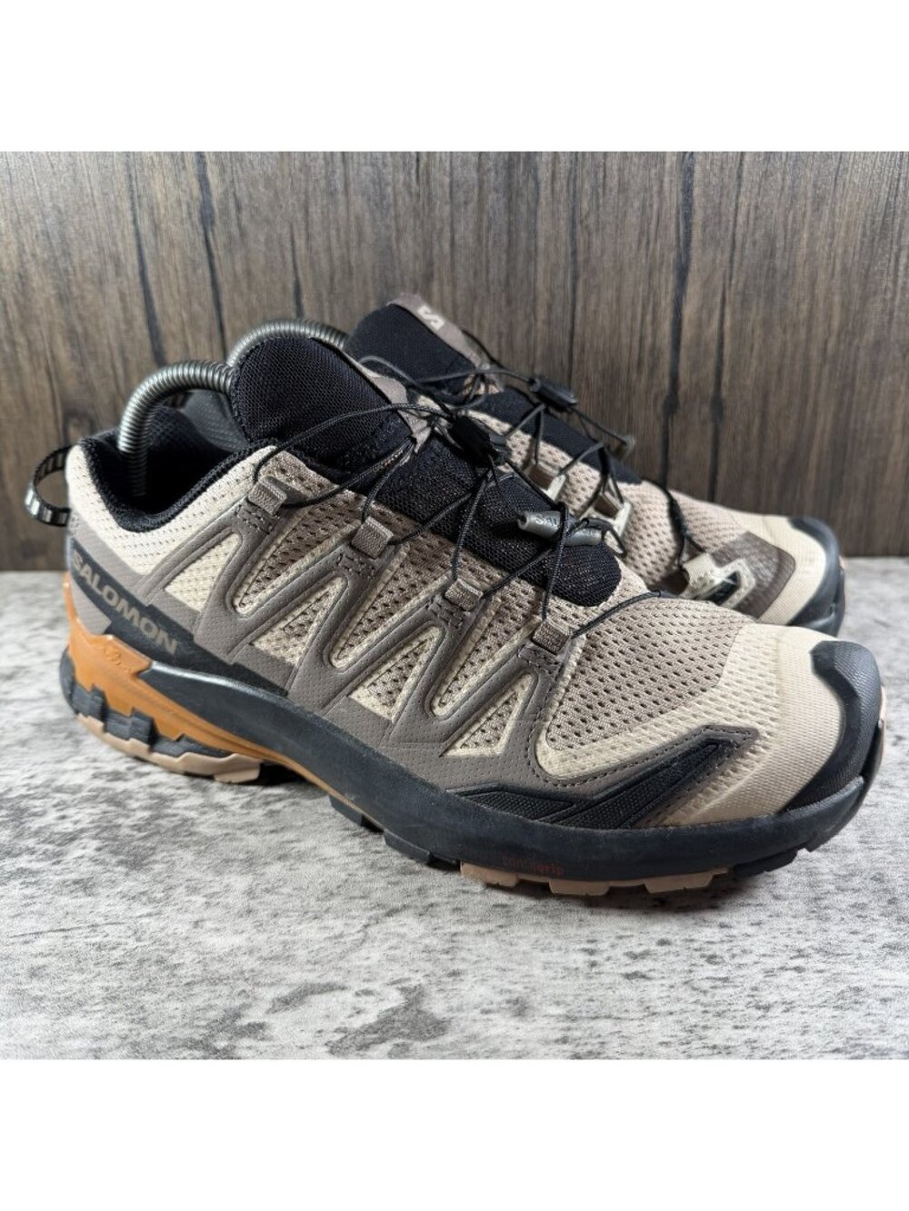 Salomon XA Pro 3D GTX Shoes Unisex Size 8 Brown Trail Running Sneakers